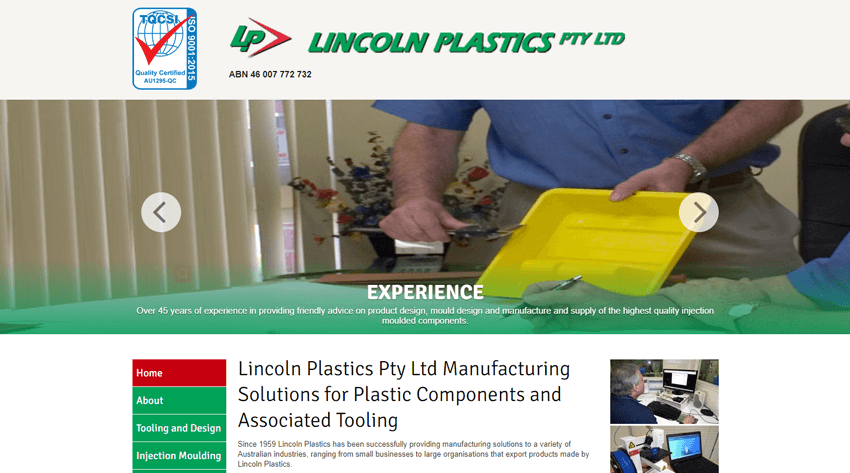 LINCOLN PLASTICS Injection molding supplier