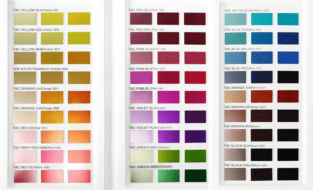 Anodizing Colors