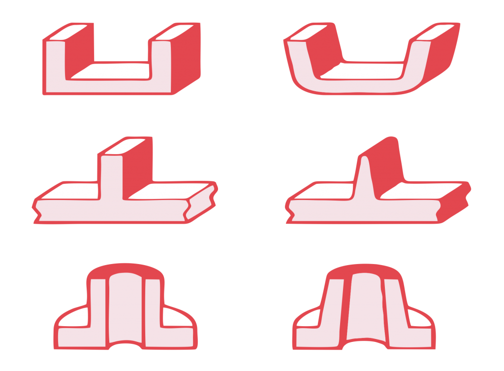 draft angles for injection molding