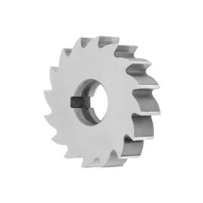Light-duty plain milling cutter with many closely spaced fine teeth