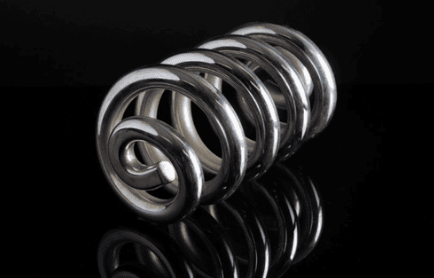 Pigtail end spring — compression spring with closed tapered ends for secure seating