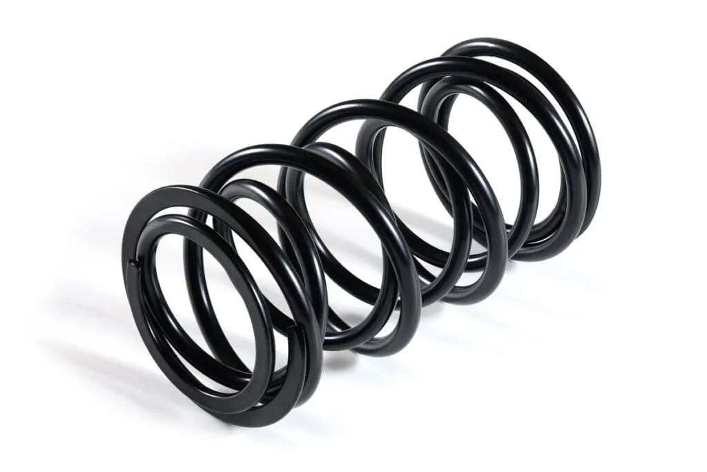 Compression spring — cylindrical coil spring for axial load and shock absorption