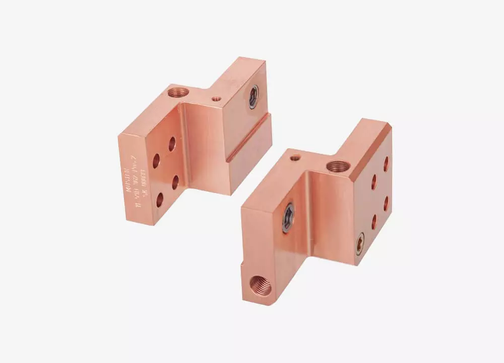 CNC machined copper parts
